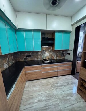 Kitchen in 2 BHK Apartment at Nahar Amrit Shakti, Chandivali – for Rent