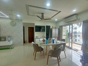 Team Area in 3.5 BHK Apartment at Prestige Tranquil, Kokapet – for Rent