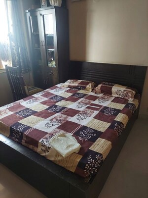 Bedroom in 3 BHK Apartment at Agarwal Trinity Towers, Malad West – for Rent