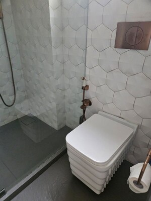Bathroom in 2 BHK Apartment at Sea View Apartments Bandra, Bandra West – for Rent