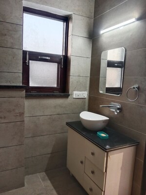 Bathroom in 3.5 BHK Builder Floor at Huda – for Rent