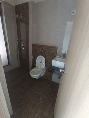 Bathroom in 3 BHK Apartment at Raj Infinia, Malad West – for Rent