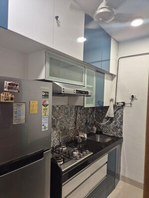 Kitchen in 2 BHK Apartment at Kiran Towers, Malad West – for Rent