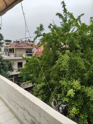 Balcony in 1 BHK Builder Floor at Greater Kailash – for Rent