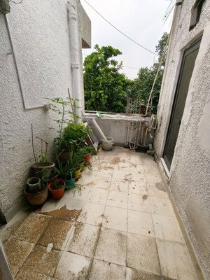 Balcony in 1 BHK Builder Floor at Greater Kailash – for Rent