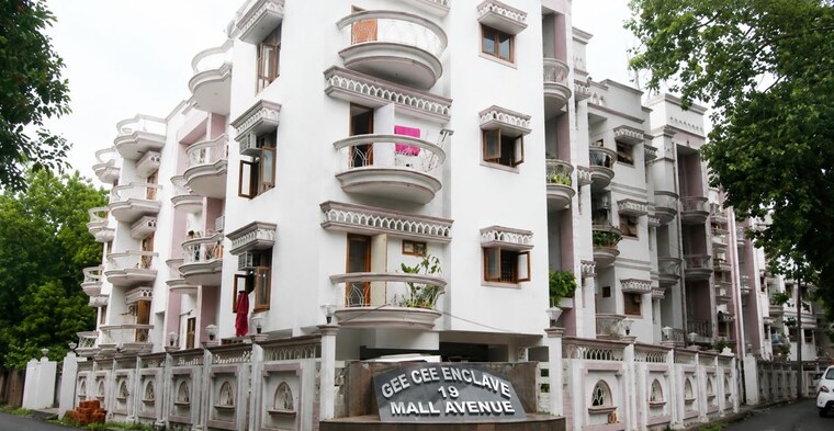 Exterior View, gee-cee-enclave 3 Bedroom 2445 Sq.Ft. Apartment In The Mall Avenue Lucknow 10580495