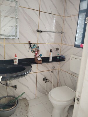 Bathroom in 2 BHK Apartment at Vaikunth Apartment Bandra, Bandra West – for Rent