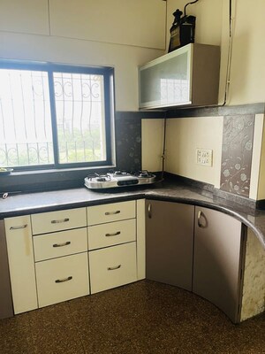 Kitchen in 1 BHK Apartment at Jyoti Complex, Goregaon East – for Rent