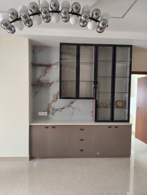 Kitchen in 3 BHK Apartment at Aurobindo The Regent, Kondapur – for Rent