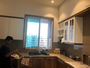 Kitchen in 4 BHK Apartment at Windsor Grande Residences, Andheri West – for Rent