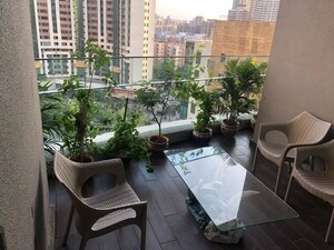 Balcony in 4 BHK Apartment at Windsor Grande Residences, Andheri West – for Rent