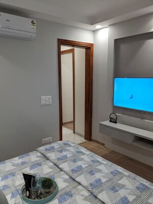 Bedroom in 3 BHK Builder Floor at NKV Golden Avenue, Sohna Sector 35 – for Rent