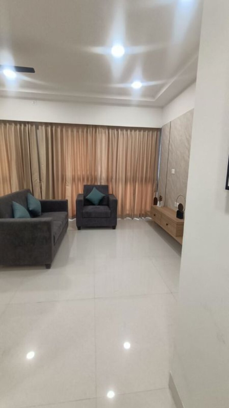 Living Room, kumar-princetown 4 Bedroom 1625 Sq.Ft. Apartment In Undri Pune 10598568