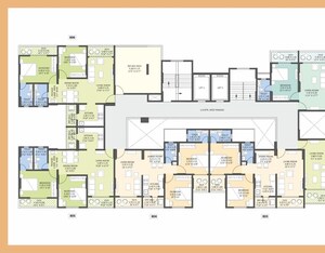 Floor Plan in 2 BHK Apartment at Kakkad Kailash Kutir, Wanwadi – for Sale