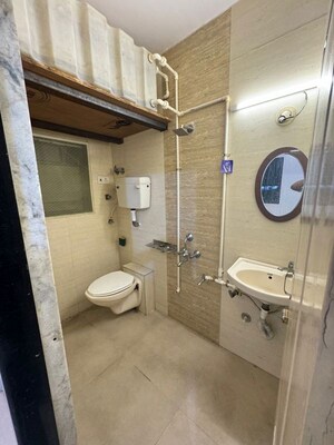 Bathroom in 2 BHK Apartment at Swastik Regalia, Waghbil – for Rent
