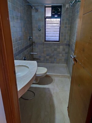 Bathroom in 3 BHK Apartment at Celestia Heights, Malad West – for Rent