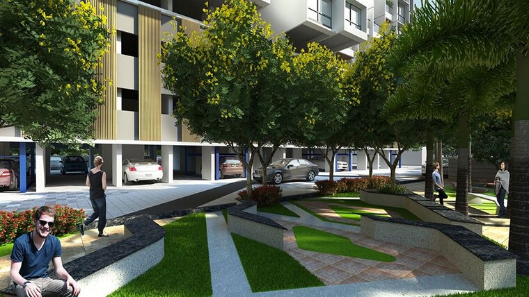 Balcony, gagan-ela 2 Bedroom 736 Sq.Ft. Apartment In Nibm Road Pune 10598671