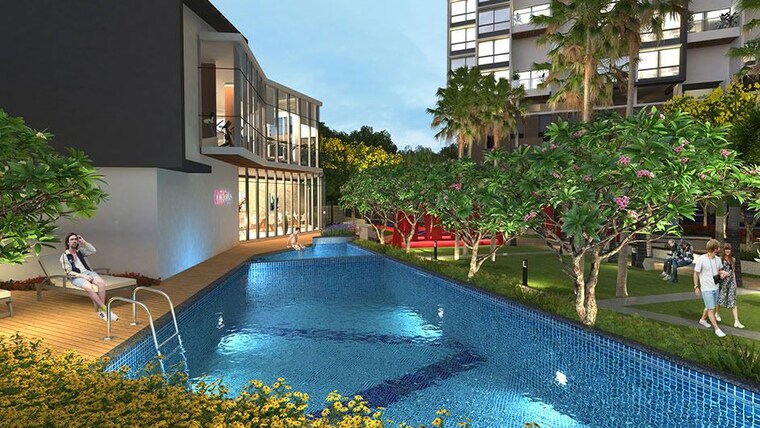 Swimming Pool, gagan-ela 2 Bedroom 736 Sq.Ft. Apartment In Nibm Road Pune 10598671