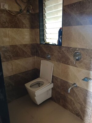 Bathroom in 2 BHK Apartment at Shanti Green Palms, Ghansoli – for Rent