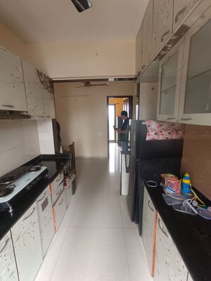Kitchen in 2 BHK Apartment at Shanti Green Palms, Ghansoli – for Rent