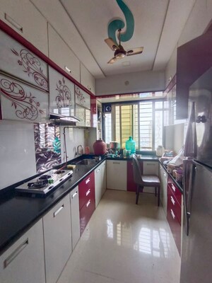 Kitchen in 2 BHK Apartment at Shanti Green Palms, Ghansoli – for Rent