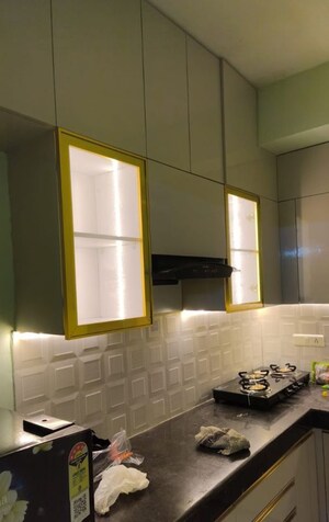 Kitchen in 1 BHK Apartment at Aditya Urban Homes, Shahpur Bamheta – for Rent