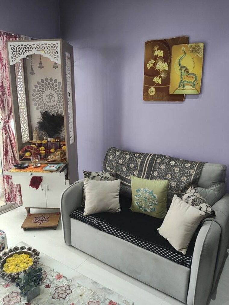 Living Room, akshar-green-world 3 Bedroom 1150 Sq.Ft. Apartment In Dighe Navi Mumbai 10598513
