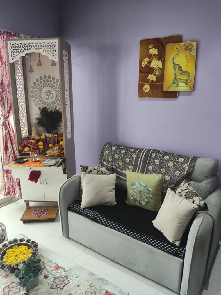 Living Room, akshar-green-world 3 Bedroom 1150 Sq.Ft. Apartment In Dighe Navi Mumbai 10598513