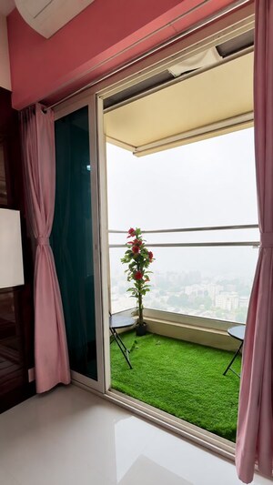 Balcony in 3 BHK Apartment at Akshar Green World, Dighe – for Sale