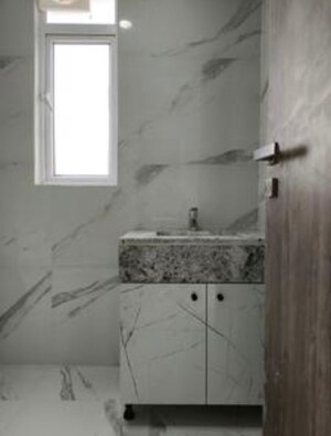 Bathroom in 3 BHK Builder Floor at M3M Soulitude, Sector 89 – for Rent