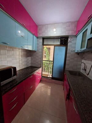Kitchen in 1 BHK Apartment at Soham Avenue, Ulwe – for Rent