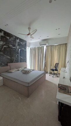 2 BHK + Study Room Apartment For Rent in L&T Crescent Bay T2