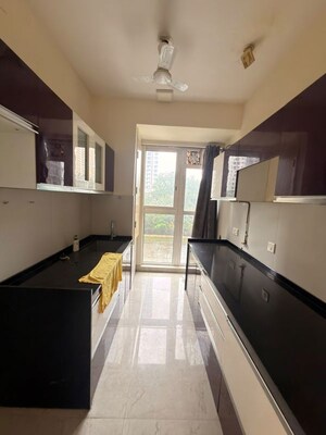 Kitchen in 1 BHK Apartment at Lodha Crown Quality Homes, Majiwada – for Rent