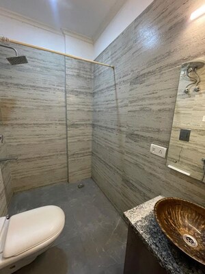 Bathroom in 3 BHK Apartment at Motia Harmony Greens, Kishanpura – for Rent