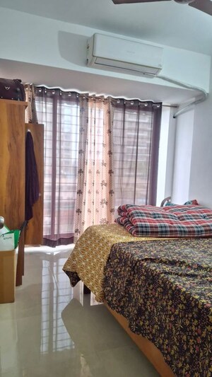 Bedroom in 1 BHK Apartment at Divine Homes Sai Breeze, Ulwe – for Rent