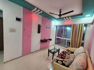 Living Room in 1 BHK Apartment at Varniraj Neelkanth Deep, Ulwe – for Rent