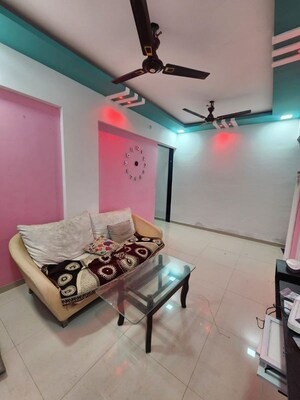 Living Room in 1 BHK Apartment at Varniraj Neelkanth Deep, Ulwe – for Rent