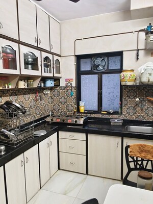 Kitchen in 1 BHK Apartment at Shri Kedarnath CHS Borivali West, Borivali West – for Sale