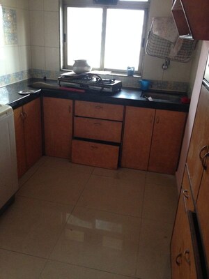 Kitchen in 1 BHK Apartment at Jai Ambika CHS, Mulund West – for Rent