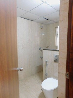 Bathroom in 3 BHK Apartment at Aurobindo Kohinoor, Serilingampally – for Rent