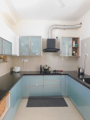 Kitchen in 3 BHK Apartment at Aurobindo Kohinoor, Serilingampally – for Rent
