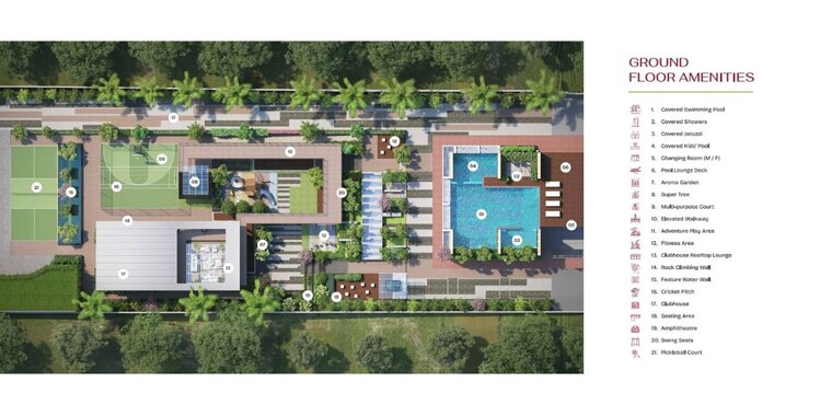 Master Plan, ahura-the-latitude 4 Bedroom 1465 Sq.Ft. Apartment In Nibm Pune 10598821
