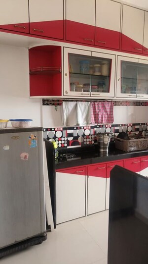 Kitchen in 2 BHK Apartment at Vasant Valley Complex, Malad East – for Sale