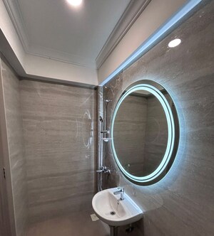 Bathroom in 1 BHK Apartment at Crescent Silverwoods, Powai – for Rent