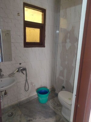 Bathroom in 1 BHK Builder Floor at Saket – for Rent