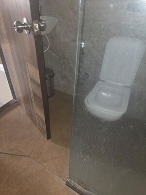 Bathroom in 2 BHK Apartment at Lake avenue CHS, Powai – for Rent