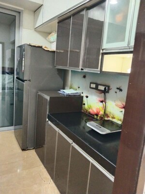 Kitchen in 3 BHK Apartment at DB Woods, Goregaon East – for Rent