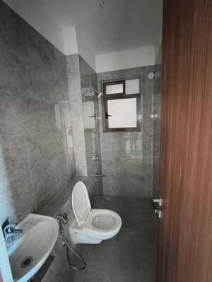 Bathroom in 3 BHK Apartment at DB Woods, Goregaon East – for Rent