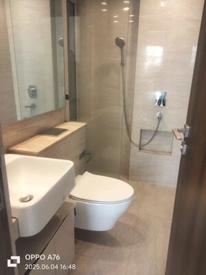 Bathroom in 1 BHK Apartment at Hiranandani Highland, Powai – for Rent