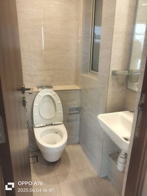 Bathroom in 1 BHK Apartment at Hiranandani Highland, Powai – for Rent